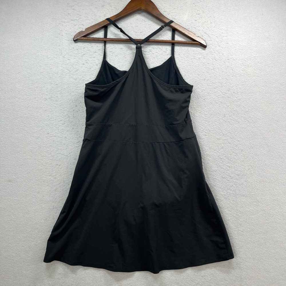 CALIA Athletic Tennis Dress Women S 15x28.5 Black Racerback Sleeveless Stretch - Picture 4 of 9